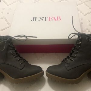 JustFab booties! Worn once!